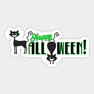 Black Cat Fever! Sticker